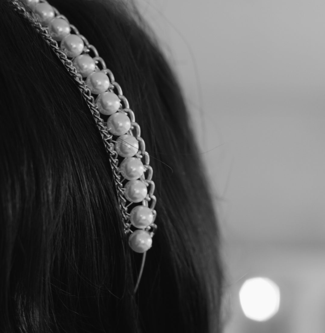 Diadema de perlas