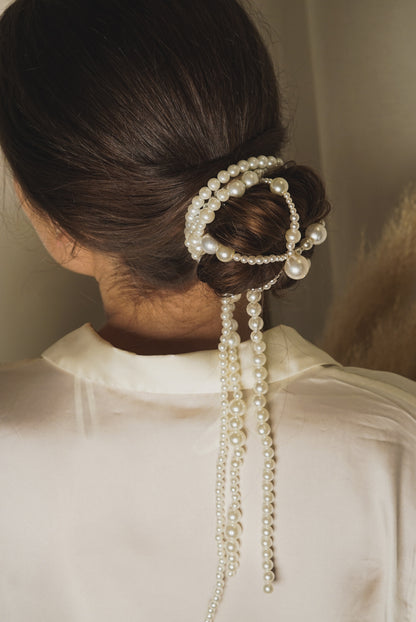 Acessório de Cabelo com Pérolas - Siril